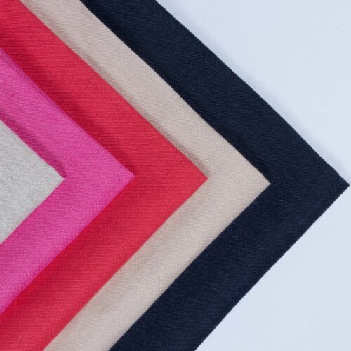 100% linen fabric plain weave texture close-up 167gsm flax linen fabric #101 for clothing