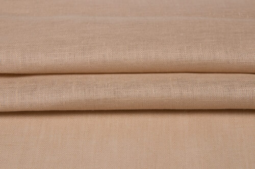 2836 (5) Wholesale 100% Pure Linen 125gsm Flax Textile Plain Dyed Fabric for Eco-Friendly Spring/Summer Clothing Bedding Curtains