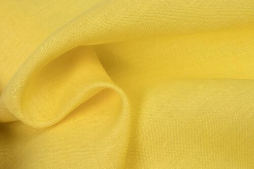 2836 (8) Wholesale 100% Pure Linen 125gsm Flax Textile Plain Dyed Fabric for Eco-Friendly Spring/Summer Clothing Bedding Curtains