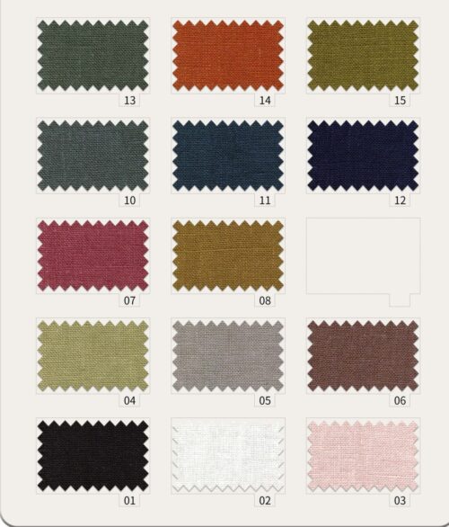 5621色卡 100% 225gsm Organic Hemp Fabric - Sustainable Antibacterial Material for Shirts - Eco Friendly Clothing Textile