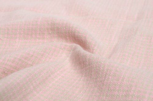 5632 (4) Washed Ramie Cotton Houndstooth Textile 262g Slightly Brushed Surface Natural Comfortable Ramie Fabric #5632