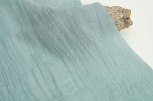 8062 (11) Breathable Ramie Tencel Twill Fabric 90g Lightweight and Textured Ramie Tencel Fabric for Spring Summer Clothing #8062