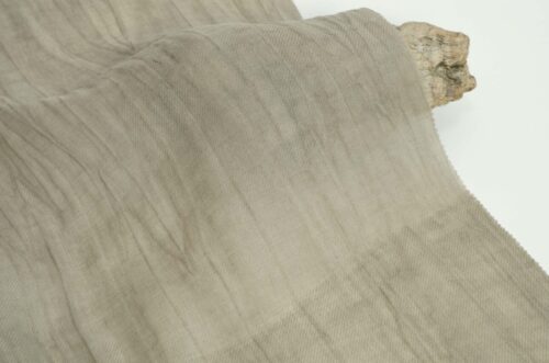 8062 (12) Breathable Ramie Tencel Twill Fabric 90g Lightweight and Textured Ramie Tencel Fabric for Spring Summer Clothing #8062