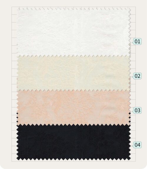 Elegant Floral Fabric with Rose Essence 25%Rose 75%Filament 190gsm Drapable Satin Jacquard Rose Fabric #D18008