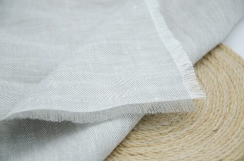 1222 (42) 100% Pure Linen Fabric for Spring & Autumn – 135cm Width, 192g Weight, Ideal for Fashion Designers #1222