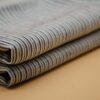 1229 (3) Best-Selling 100% Linen Yarn-Dyed Striped Fabric for Women’s Fashion – 135cm Width, 186g Weight, UV-Resistant & Antibacterial for Spring & Autumn #1229