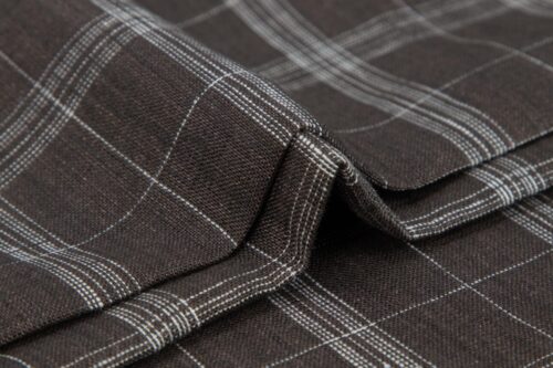 1241 (9) Yarn-Dyed 100% Linen Fabric with Layered Texture – 135cm Width, 140g Weight, Perfect for Spring & Summer Apparel #1241