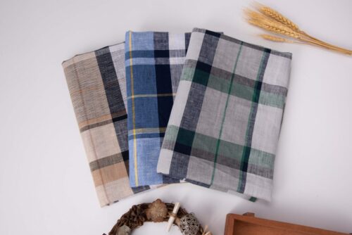 1252 (8) Feather-Light 100% Linen Fabric for Spring & Summer – 135cm Width, 115g Weight, Perfect for Flowy Dresses #1252