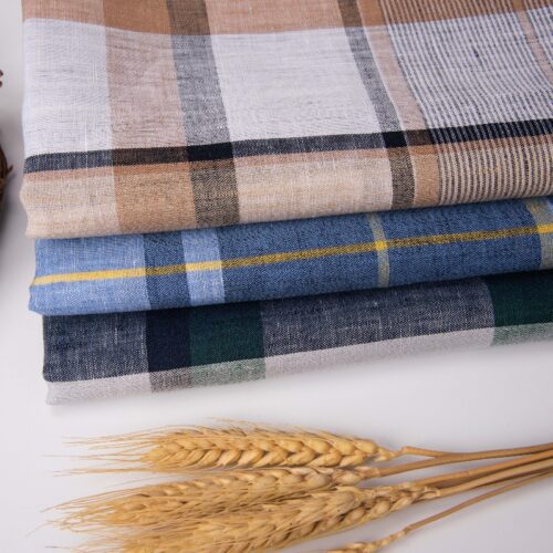 1252 主图 Feather-Light 100% Linen Fabric for Spring & Summer – 135cm Width, 115g Weight, Perfect for Flowy Dresses #1252