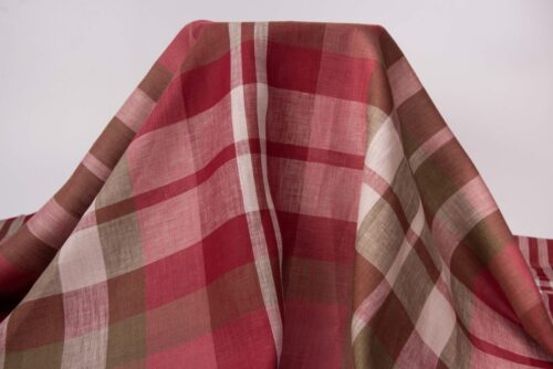 1253 (6) Eco-Friendly 100% Linen Fabric for Spring & Summer – 135cm Width, 114g Weight, Sustainable & Breathable #1253