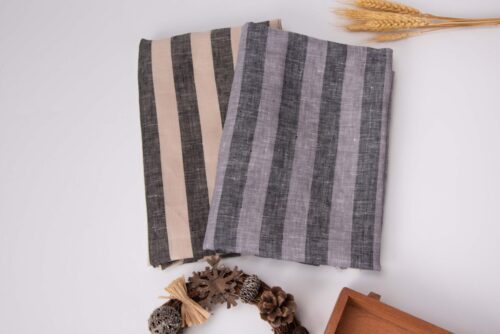 1254 (7) Minimalist 100% Linen Fabric for Spring & Summer – 135cm Width, 113g Weight, Ideal for Modern Designs #1254