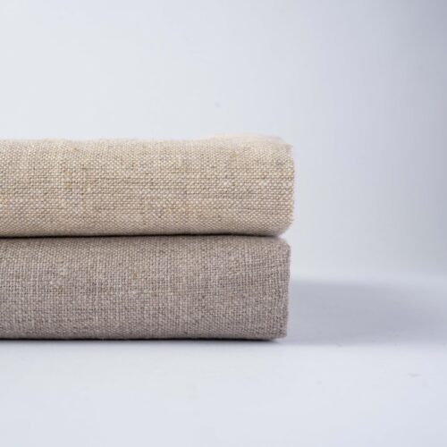 1260 主图 Heavy-Duty 100% Linen Fabric for Autumn & Winter – 137cm Width, 280g Weight, Perfect for Coats & Upholstery #1260