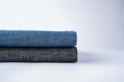 1262 (8) Medium-Weight 100% Linen Fabric for Spring & Autumn – 137cm Width, 178g Weight, Versatile for Transitional Seasons #1262