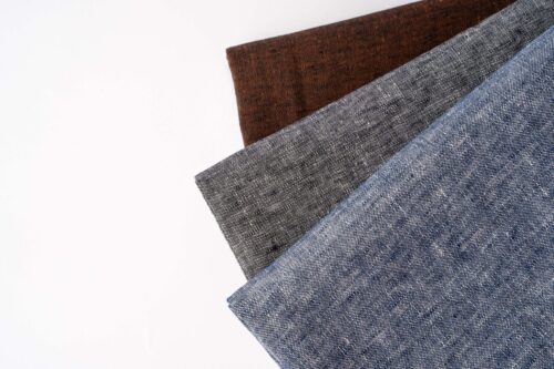 1264 (2) Structured 100% Linen Fabric for Spring, Autumn & Winter – 137cm Width, 217g Weight, Ideal for Tailored Garments #1264
