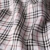 1267 (15) Classic 100% Linen Yarn-Dyed Check Fabric – 135cm Width, 149g Weight, Antibacterial & Breathable for Spring & Summer #1267