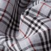 1267 (7) Classic 100% Linen Yarn-Dyed Check Fabric – 135cm Width, 149g Weight, Antibacterial & Breathable for Spring & Summer #1267