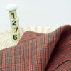 1276 (8) Breathable 100% Linen Fabric with Vintage Checks – 135cm Width, 122g Weight, Ideal for Spring & Summer Shirts & Pants #1276