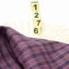 1276 (9) Breathable 100% Linen Fabric with Vintage Checks – 135cm Width, 122g Weight, Ideal for Spring & Summer Shirts & Pants #1276