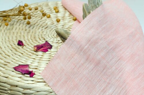 1278 (11) French Linen Yarn-Dyed Fabric for Spring & Summer – 135cm Width, 126g Weight, Eco-Friendly & Stylish #1278