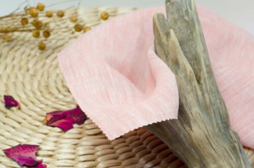 1278 (14) French Linen Yarn-Dyed Fabric for Spring & Summer – 135cm Width, 126g Weight, Eco-Friendly & Stylish #1278