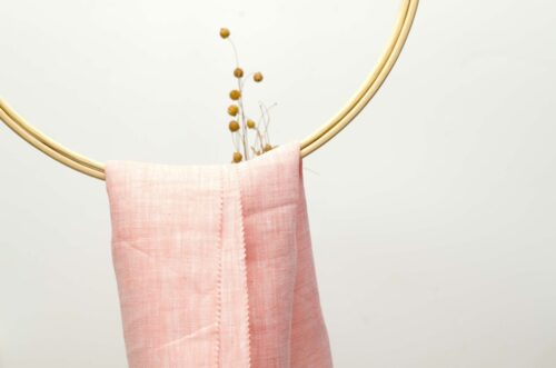 1278 (8) French Linen Yarn-Dyed Fabric for Spring & Summer – 135cm Width, 126g Weight, Eco-Friendly & Stylish #1278