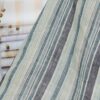 1279 (7) Colorful Striped 100% Linen Fabric for Spring & Summer – 135cm Width, 116g Weight, Perfect for Ethnic-Inspired Designs #1279