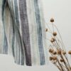 1279 (8) Colorful Striped 100% Linen Fabric for Spring & Summer – 135cm Width, 116g Weight, Perfect for Ethnic-Inspired Designs #1279