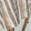 1279 (9) Colorful Striped 100% Linen Fabric for Spring & Summer – 135cm Width, 116g Weight, Perfect for Ethnic-Inspired Designs #1279