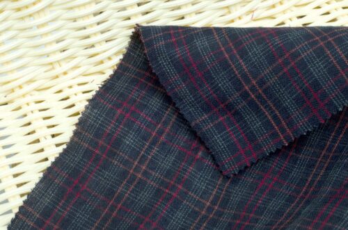 1281 (10) Vibrant Yarn-Dyed 100% Linen Fabric for Spring & Summer – 135cm Width, 115g Weight, Retro & Breathable #1281
