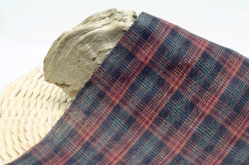 1281 (14) Vibrant Yarn-Dyed 100% Linen Fabric for Spring & Summer – 135cm Width, 115g Weight, Retro & Breathable #1281