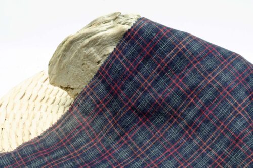 1281 (15) Vibrant Yarn-Dyed 100% Linen Fabric for Spring & Summer – 135cm Width, 115g Weight, Retro & Breathable #1281