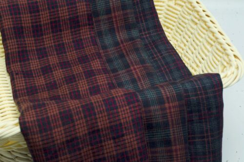 1281 (5) Vibrant Yarn-Dyed 100% Linen Fabric for Spring & Summer – 135cm Width, 115g Weight, Retro & Breathable #1281
