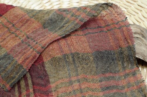 1286 (8) Textured Yarn-Dyed 100% Linen Fabric for Spring & Summer – 130cm Width, 120g Weight, Natural & Elegant #1286