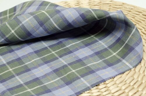 1287 (6) Premium Yarn-Dyed 100% Linen Fabric for Spring & Summer – 137cm Width, 145g Weight, Luxurious & Breathable #1287