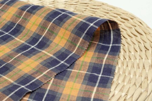 1287 (7) Premium Yarn-Dyed 100% Linen Fabric for Spring & Summer – 137cm Width, 145g Weight, Luxurious & Breathable #1287