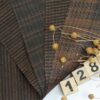 1288 (2) Sophisticated Striped 100% Linen Fabric for Spring, Summer & Autumn – 137cm Width, 150g Weight, Perfect for Layering #1288