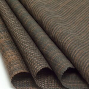 1288 主图 Sophisticated Striped 100% Linen Fabric for Spring, Summer & Autumn – 137cm Width, 150g Weight, Perfect for Layering #1288
