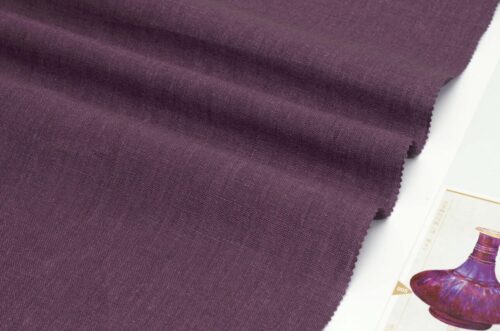 1289 (13) French Linen Yarn-Dyed Fabric for Spring, Summer & Autumn – 135cm Width, 169g Weight, Timeless & Comfortable #1289