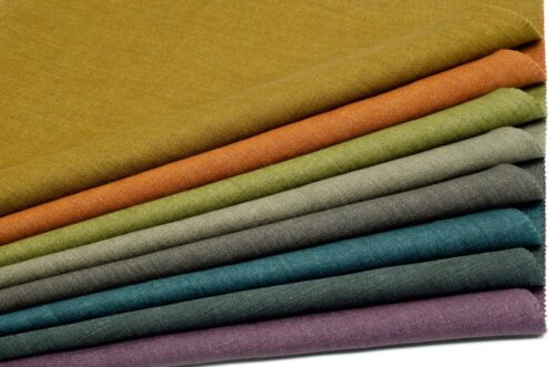 1289 (3) French Linen Yarn-Dyed Fabric for Spring, Summer & Autumn – 135cm Width, 169g Weight, Timeless & Comfortable #1289