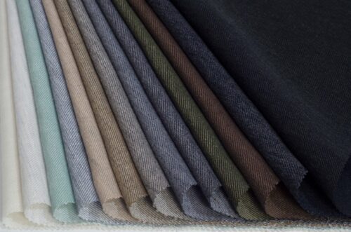 1292 (5) Wool-Linen Blend Fabric for Autumn & Winter – 130cm Width, 200g Weight, Warm & Breathable for Coats & Suits #1292