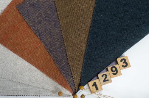 1293 (2) French Linen Fabric for Autumn & Winter – 138cm Width, 218g Weight, Thick & Luxurious for Cold Seasons #1293