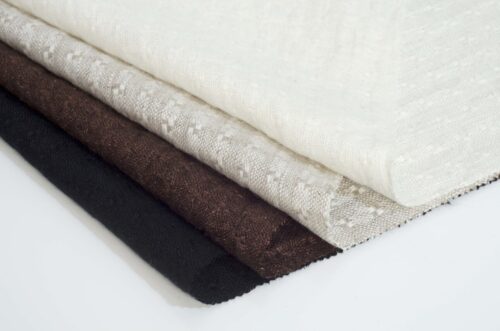 1294 (4) Yarn-Dyed Jacquard Linen Fabric for Autumn & Winter – 132cm Width, 256g Weight, Structured & Stylish #1294