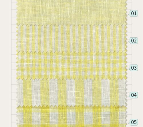 1296 (1) Vibrant 100% Linen Fabric for Spring & Summer – 137cm Width, 144g Weight, Breathable & Antibacterial #1296