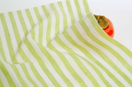 1297 (11) Eco-Friendly 100% Linen Fabric in Nature-Inspired Green – 137cm Width, 144g Weight, Perfect for Spring & Summer #1297