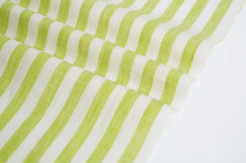 1297 (8) Eco-Friendly 100% Linen Fabric in Nature-Inspired Green – 137cm Width, 144g Weight, Perfect for Spring & Summer #1297
