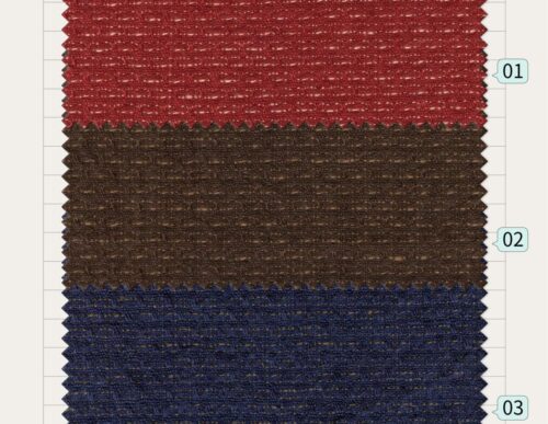 1299 (1) Luxury Yarn-Dyed Jacquard Linen Fabric for Autumn & Winter – 132cm Width, 346g Weight, Heavy & Elegant #1299