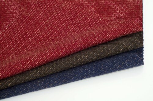 1299 (3) Luxury Yarn-Dyed Jacquard Linen Fabric for Autumn & Winter – 132cm Width, 346g Weight, Heavy & Elegant #1299