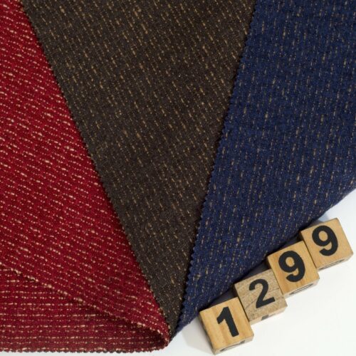 1299 主图 Luxury Yarn-Dyed Jacquard Linen Fabric for Autumn & Winter – 132cm Width, 346g Weight, Heavy & Elegant #1299