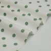 1409 (3) Stretch Linen-Viscose Blend Fabric with Polka Dot Print – 138cm Width, 203g Weight, Perfect for Spring & Autumn Dresses #1409