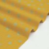 1409 (6) Stretch Linen-Viscose Blend Fabric with Polka Dot Print – 138cm Width, 203g Weight, Perfect for Spring & Autumn Dresses #1409